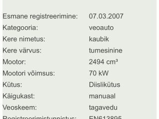Toyota Hiace 2.5 R4 4D4 70kW
