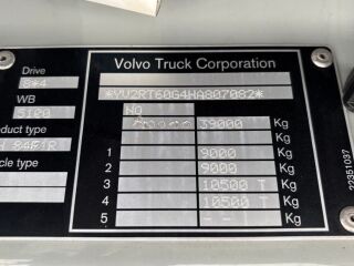 Volvo FH 540 8X4 HMF5020 K6 + JIBB + WINCH 405kW