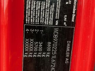 Mercedes-Benz Atego 818L+BOX EURO 5 132kW