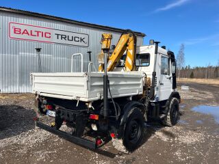 Mercedes-Benz Unimog 3-KÜLJE KALLUR + KRAANA