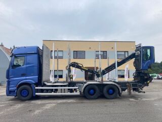 Mercedes-Benz Actros 2663 EURO 6 +6x4+ RETARDER+LOGLIFT CRANE 460kW