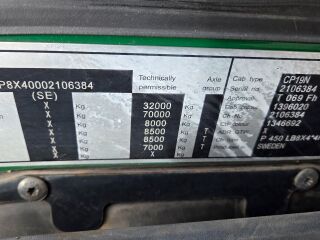 Scania P450 8X4*4 EURO 6 331kW