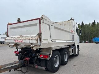 Scania R580 6x4 EURO6 + RETARDER +   BOX + VIBRATOR 427kW