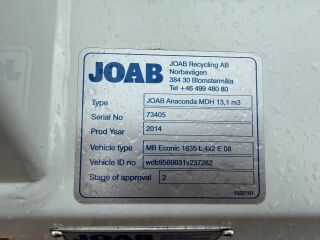 Mercedes-Benz Econic 1835 4x2 JOAB + EURO6 260кВ