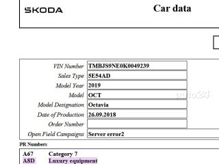 Skoda Octavia Luxury 2.0 140кВ