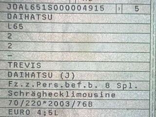 Daihatsu Trevis 43kW