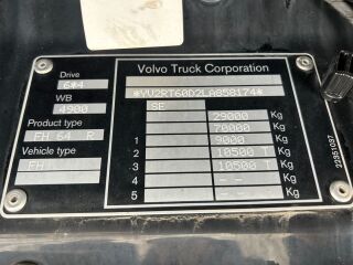 Volvo FH540 6X4 EURO6 + VEB + LIFTING AXLE 405kW