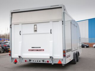 Brian James Trailers Race Transporter 4 kaldfunktsiooniga 5,00mx2,12m