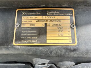 Mercedes-Benz Sprinter 513 CDI VINCH + RAMPS 2.1 95kW