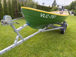 Kasse + Yamaha 6hp + haagis + sonar