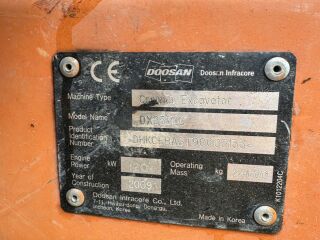 Doosan DX255LC 120kW