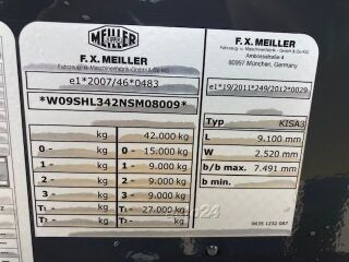 Meiller MHPS 44/3 26m3 Hardox 15t  SADULATAPP