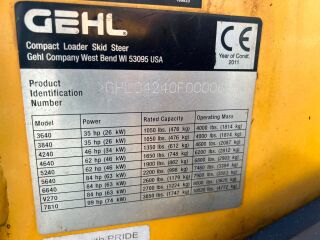 Gehl 4240 KOPP + KAHVLID 2.2 34kW