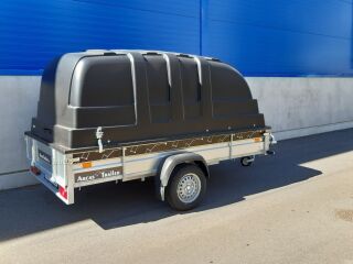 Arcas Trailer keevisraamiga CD300-SL/1,5 koos plastkaanega