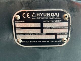 Hyundai Robex 210LC-9 107kW