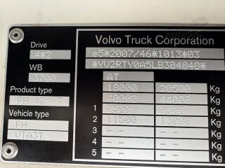 Volvo FH 460+Retarder EURO 6 338kW