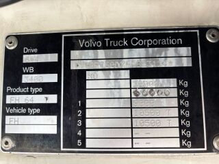 Volvo FH540 6x4 EURO6 + 9T FRONT AXLE 405kW