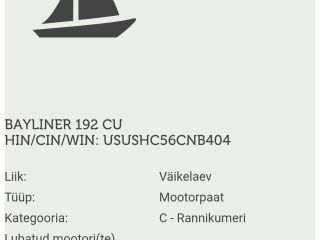 Bayliner CU 192 4.3 V6 162kW