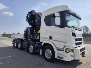 Scania R590 B8x4NB PALFINGER PK 580 TEC 434kW
