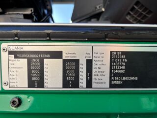 Scania R580 6x2 EURO6 + RETARDER EURO 6 427kW