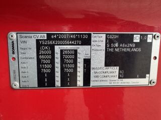 Scania S500 +FULL AIR EURO 6 368kW