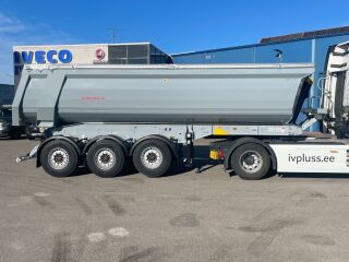 Schwarzmüller K-serie 27m3 Hardox sadulatapp 18 t 6140kg