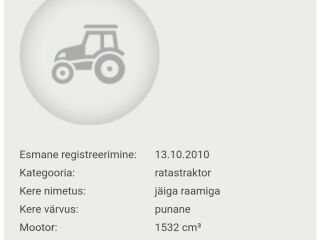 TRAKTOR FOTON 204