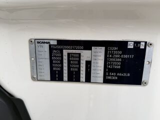Scania S540 6X2 EURO6 + RETARDER 397kW