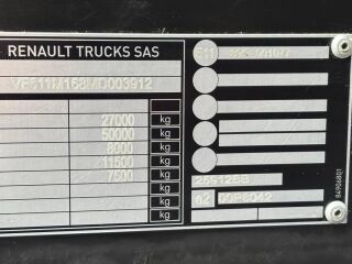 Renault T 380 DTI 11 6x2 EURO 6 + SIDE OPENING 285kW