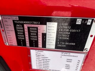 Scania S730 B6X4NB 16.0 V8 537kW
