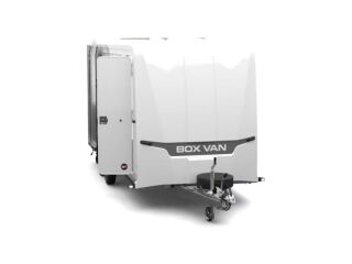 Brian James Trailers Box Van - furgoonhaagis 4,00x1,80m 3500kg valge