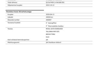 Audi Q3 Sportback e-tron Model 2023 1.4 110kW