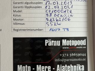 CFMOTO CFORCE 1000 Full ATR - T3b 55kW