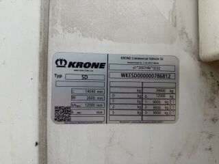Krone SDR 27EL4-DS Double floor
