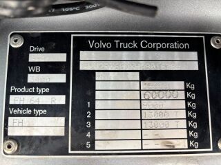 Volvo FH540 6x4 EURO6 + RETARDER + BOX   + VIBRATOR 405kW