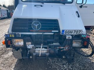 Mercedes-Benz Unimog 3-KÜLJE KALLUR + KRAANA