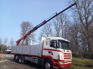 Scania R124 420  6x2  PALFINGER CRANE 309kW