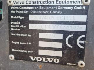 Volvo EC180DL 105kW
