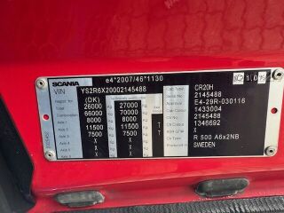 Scania R500 EURO 6 368kW