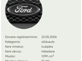 Ford Fiesta City-Star-Economy 1.3 R4 51kW