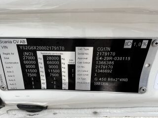 Scania G450 B6X2*4NB 13.0 331kW