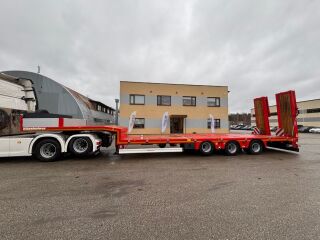 Kässbohrer Lowbed LB3E + PÖÖRAV + TÕSTETAV TELG