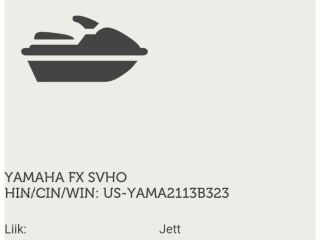 Yamaha FX Cruiser SVHO supercharged 1.8 184kW