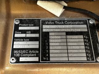 Volvo FH 500 TC Globe XL Wb 3000 Hydraulic double tires 405kW