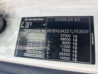 Mercedes-Benz Actros 2551 6x2 EURO6 + RETARDER + HYDRAULICS EURO 375kW