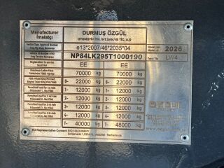 Özgül Trailer LW429 - 4AXL LOWBED