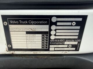 Volvo FL 250 4X2 LIFTING BOX 184kW