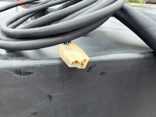 Kasutatud punktharja koos pihustiga
