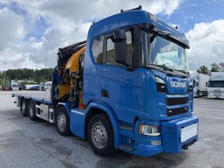Scania R500 8X2*6 EURO6 + EFFER68.5 + JIB + RETARDER + WI 368kW