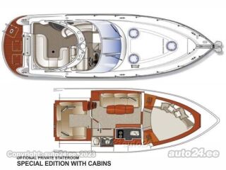 Four Winns 358 Vista Skyhook Pilot Cabin VW-Diesel 3.0 2x MerCruiser 260 hp